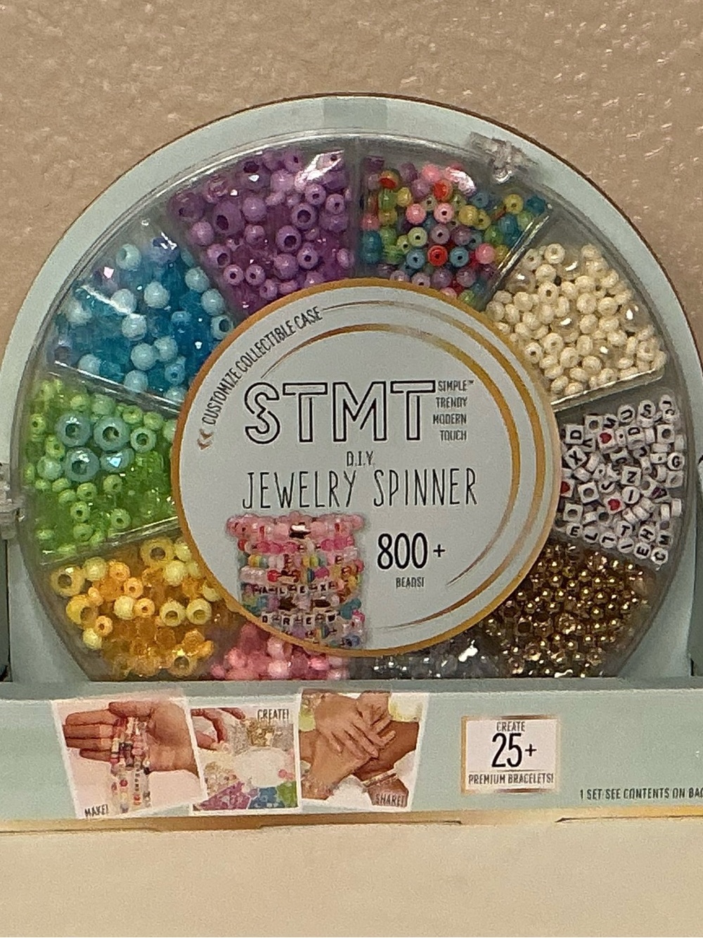 STMT Jewelry Spinner with 800 Beads. Create 25+ Bracelets